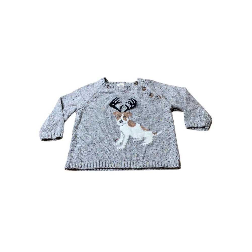 Tucker + Tate Dog Antler Sweater 3M